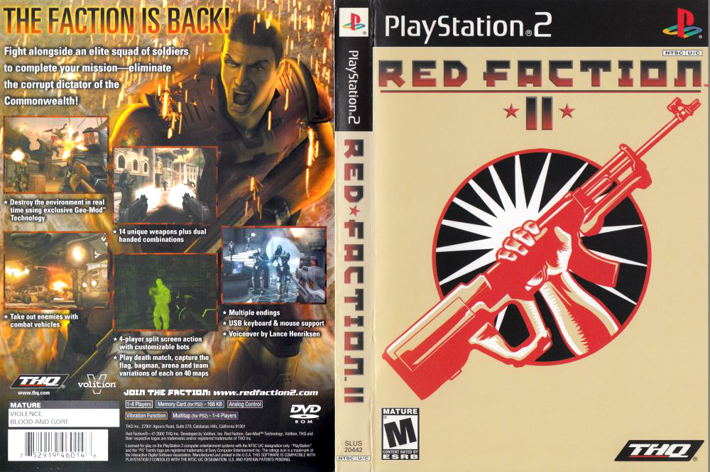 hvorfor Person med ansvar for sportsspil Effektivt Red Faction II - PlayStation 2 | VideoGameX