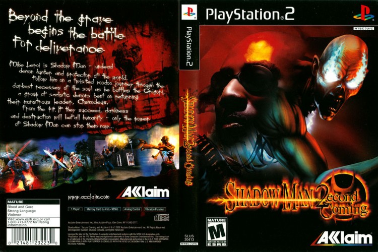 Shadow Man 2econd Coming - PlayStation 2 | VideoGameX