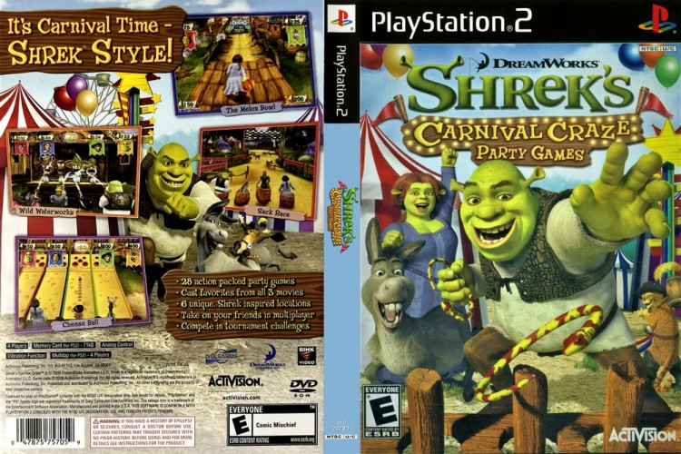 Shrek's Carnival Craze Party Games - PlayStation 2 | VideoGameX