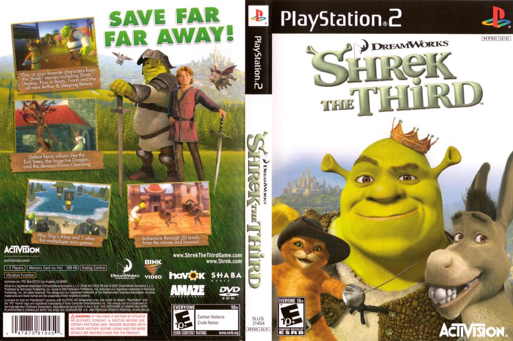 Shrek the - PlayStation 2 |