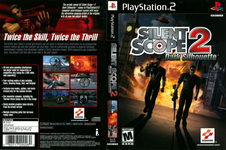 Silent Scope 2: Dark Silhouette - PlayStation 2 | VideoGameX