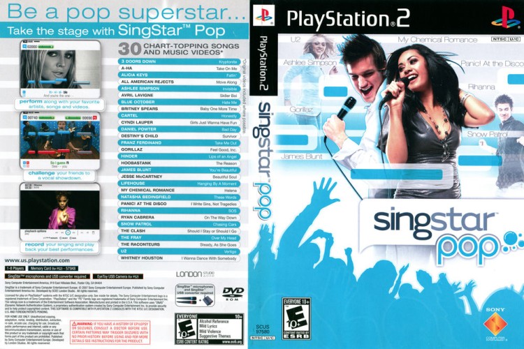 SingStar Pop - PlayStation 2 | VideoGameX