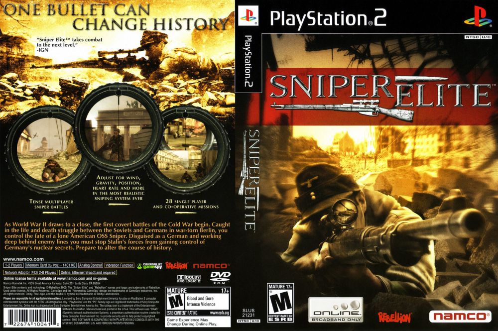 Sniper Elite PlayStation 2 |