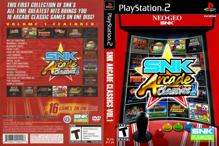 SNK Arcade Classics Vol. 1 - PlayStation 2 | VideoGameX