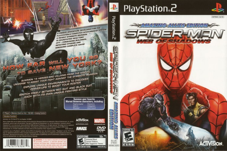 Spider-Man: Web of Shadows - PlayStation 2 | VideoGameX