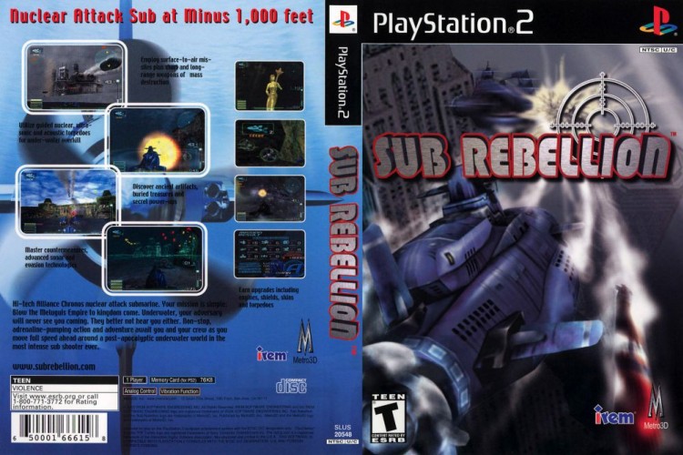 Sub Rebellion - PlayStation 2 | VideoGameX