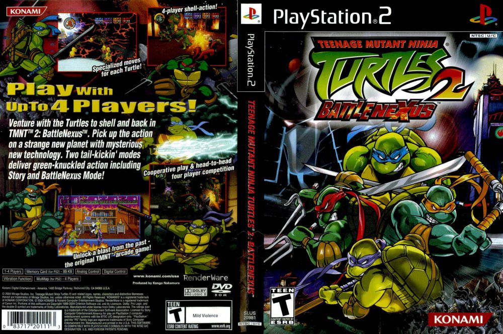 Tmnt - PlayStation 2