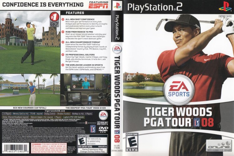 Tiger Woods PGA Tour 08 - PlayStation 2 | VideoGameX