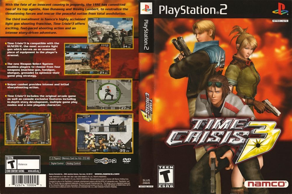 Time Crisis 3 - PlayStation 2 | VideoGameX