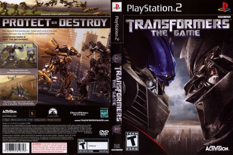 Transformers: The Game - PlayStation 2 | VideoGameX