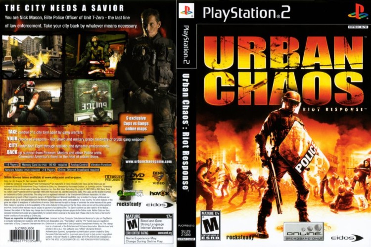 Urban Chaos: Riot Response - PlayStation 2 | VideoGameX