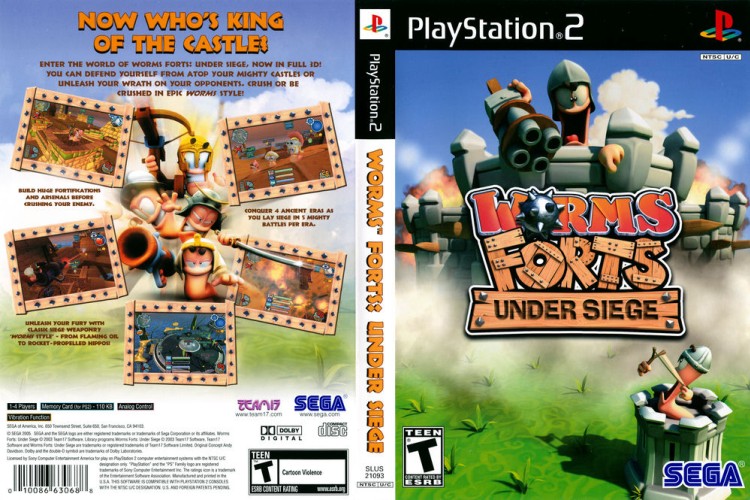 Worms Forts: Under Siege - PlayStation 2 | VideoGameX