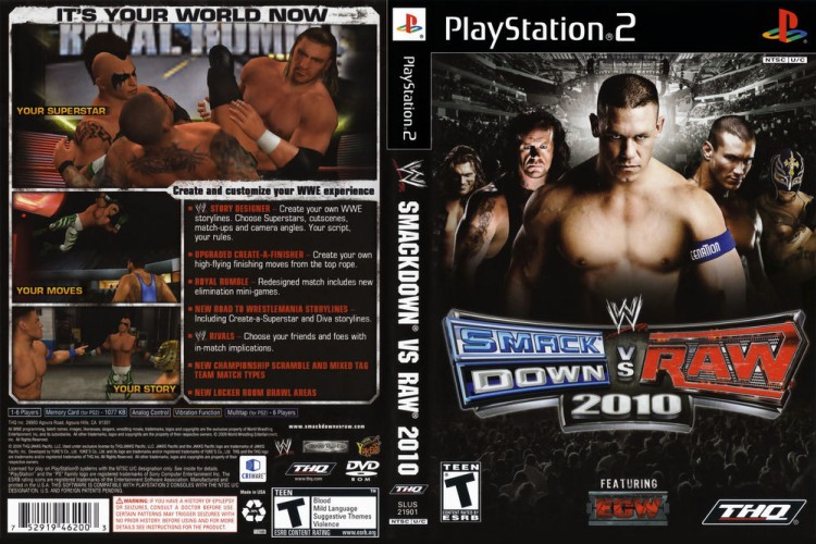 WWE SmackDown vs. Raw 2010 - PlayStation 2 | VideoGameX