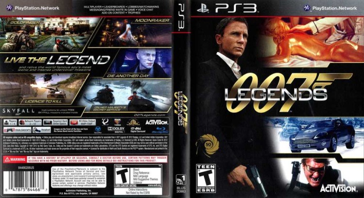 007 Legends - PlayStation 3 | VideoGameX
