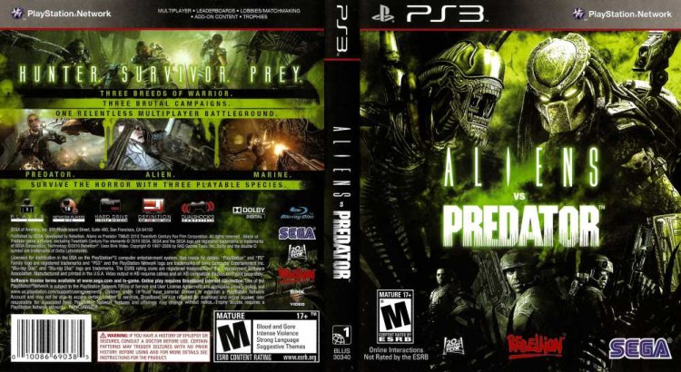 Aliens vs. Predator - PlayStation 3 | VideoGameX