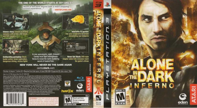 Alone in the Dark: Inferno - PlayStation 3 | VideoGameX