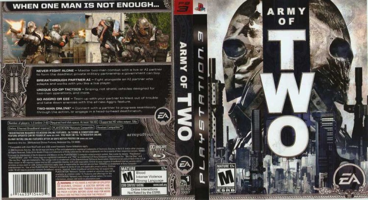 Army of Two - PlayStation 3 | VideoGameX