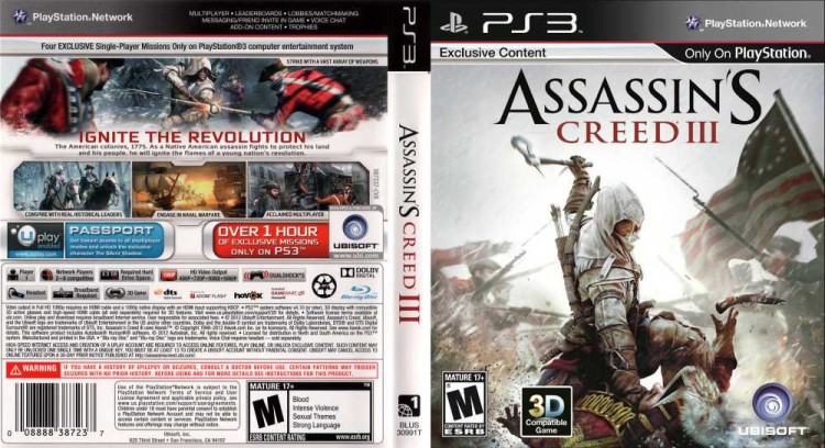 Assassin's Creed III - PlayStation 3 | VideoGameX
