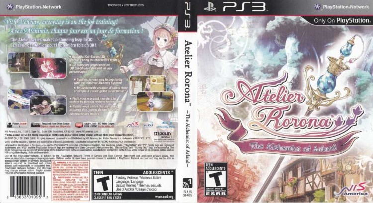 Atelier Rorona: Alchemist of Arland - PlayStation 3 | VideoGameX