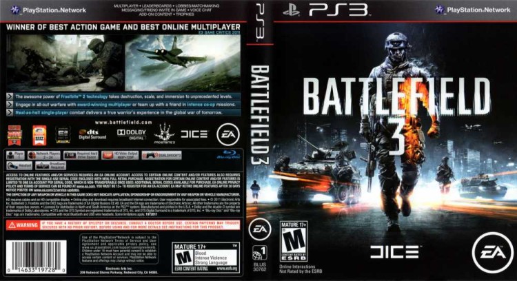 Battlefield 3 - PlayStation 3 | VideoGameX