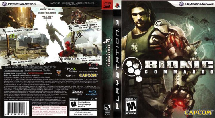 Bionic Commando - PlayStation 3 | VideoGameX