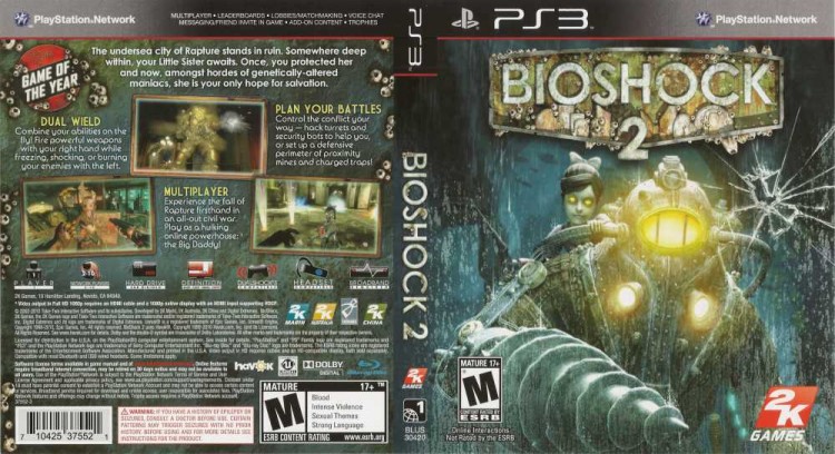 Bioshock 2 - PlayStation 3 | VideoGameX