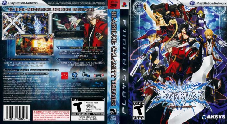 BlazBlue: Calamity Trigger - PlayStation 3 | VideoGameX