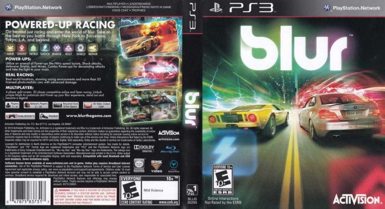 Blur - PlayStation 3 | VideoGameX