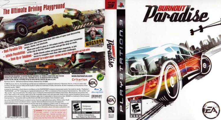 Burnout Paradise - PlayStation 3 | VideoGameX