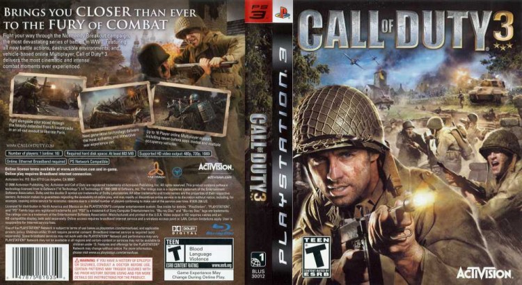 Call of Duty 3 - PlayStation 3 | VideoGameX