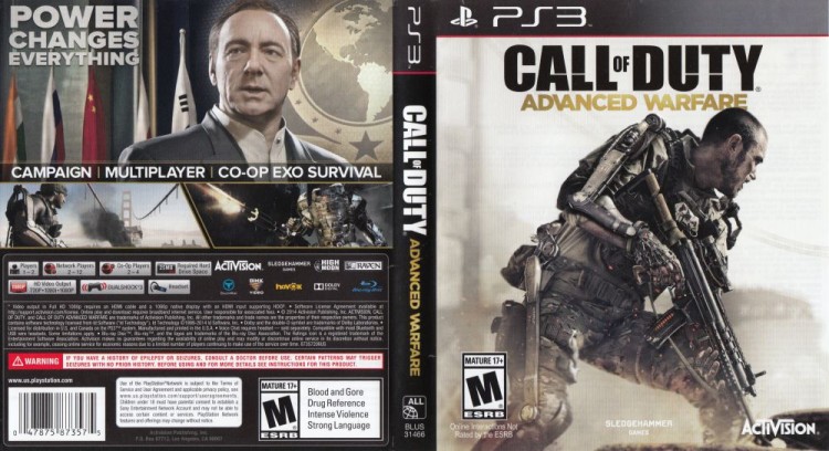 Call of Duty: Advanced Warfare - PlayStation 3 | VideoGameX