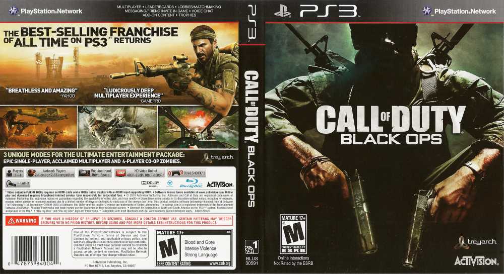 Call of Duty: Black Ops - Playstation 3 