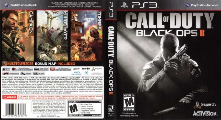 Call of Duty: Black Ops II - PlayStation 3 | VideoGameX