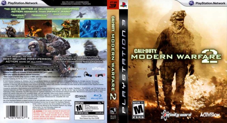 Call of Duty: Modern Warfare 2 - PlayStation 3 | VideoGameX