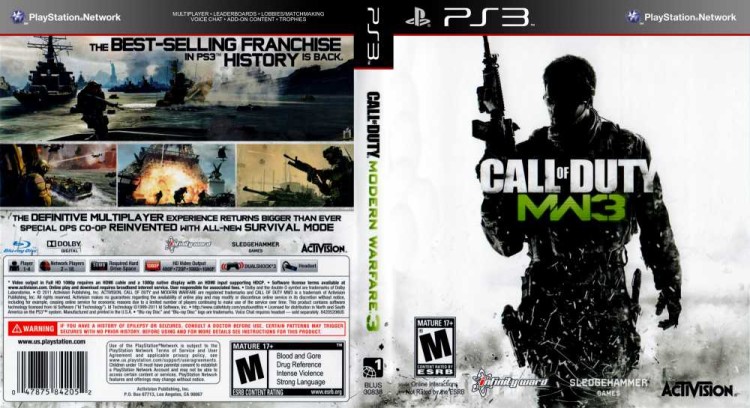 Call of Duty: Modern Warfare 3 - PlayStation 3 | VideoGameX