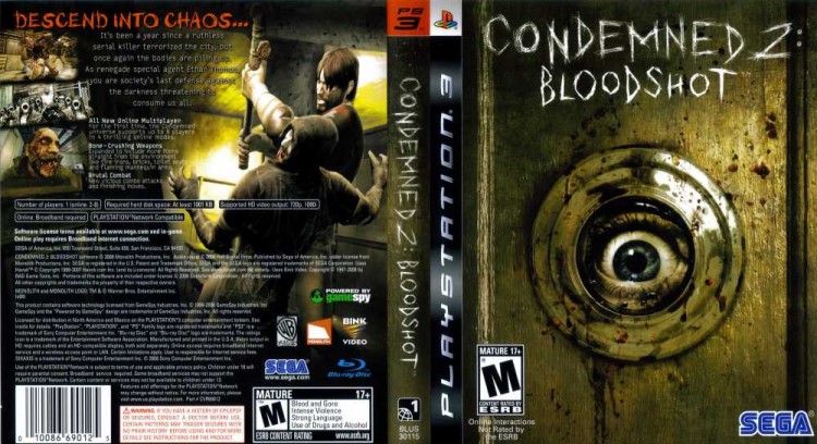 Condemned 2: Bloodshot - PlayStation 3 | VideoGameX