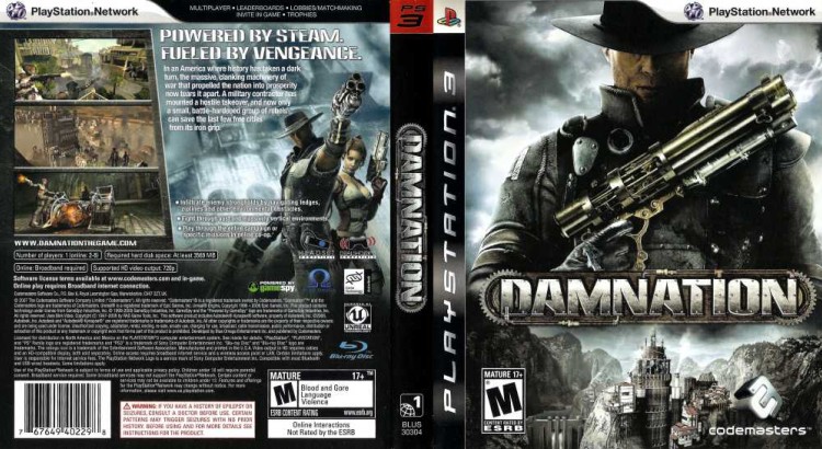 Damnation - PlayStation 3 | VideoGameX