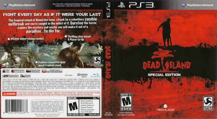 Dead Island: Special Edition - PlayStation 3 | VideoGameX