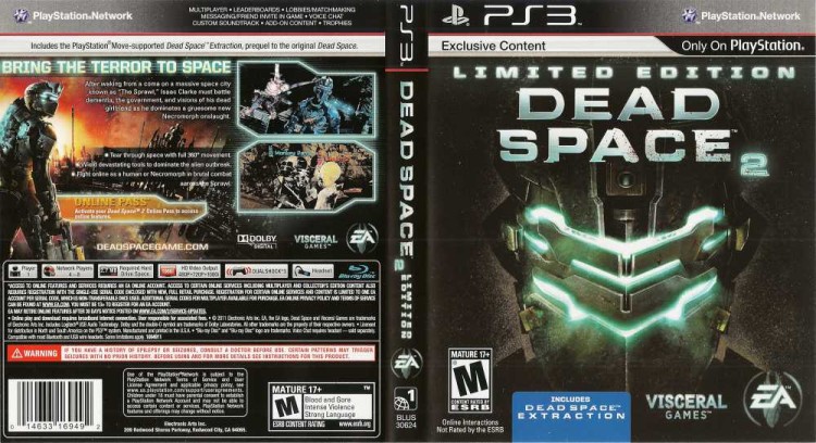 Dead Space 2: Limited Edition - PlayStation 3 | VideoGameX