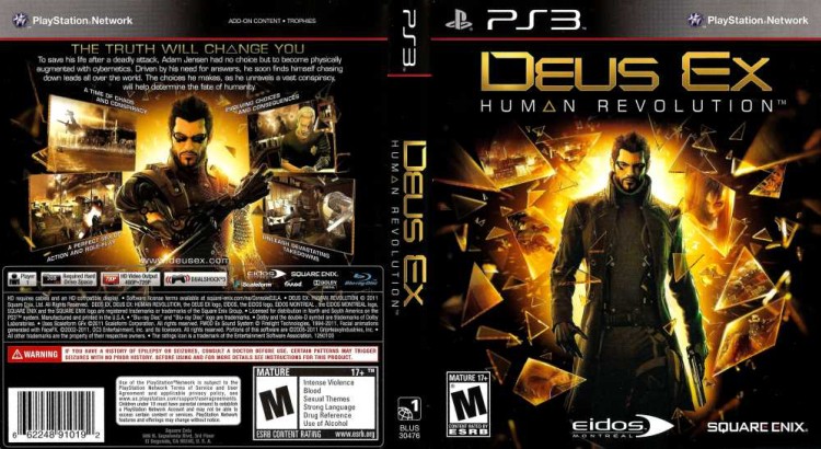 Deus Ex: Human Revolution - PlayStation 3 | VideoGameX