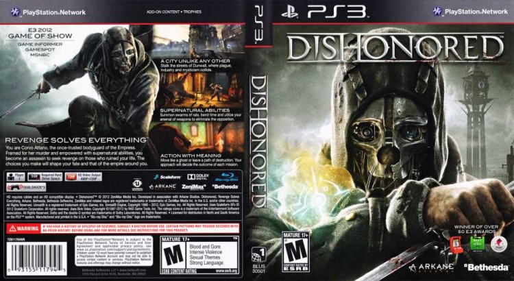 Dishonored - PlayStation 3 | VideoGameX