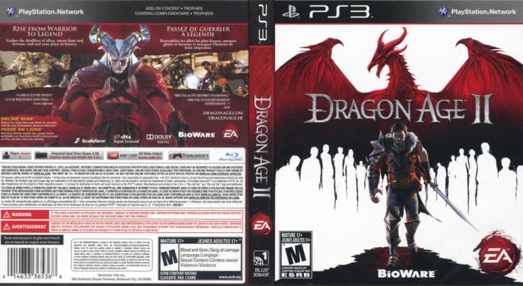 Dragon Age II - PlayStation 3 | VideoGameX