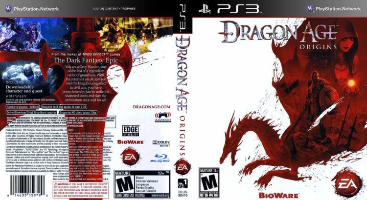 Dragon Age: Origins - PlayStation 3 | VideoGameX
