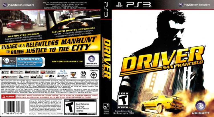 Driver: San Francisco - PlayStation 3 | VideoGameX