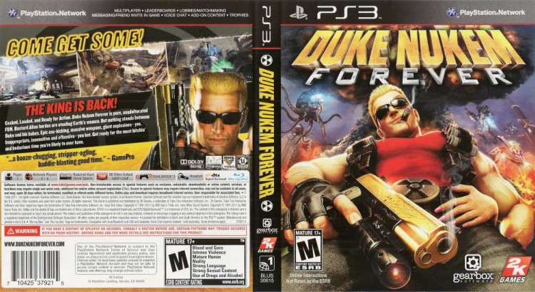 Duke Nukem Forever - PlayStation 3 | VideoGameX