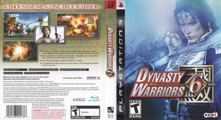 Dynasty Warriors 6 - PlayStation 3 | VideoGameX