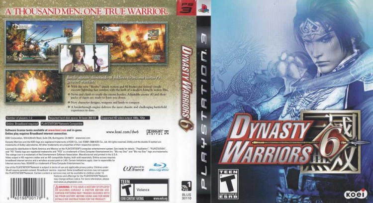 Dynasty Warriors 6 - PlayStation 3 | VideoGameX