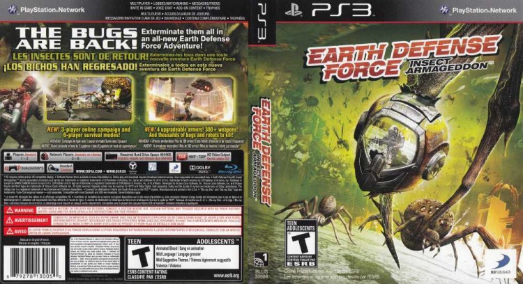 Earth Defense Force: Insect Armageddon - PlayStation 3 | VideoGameX