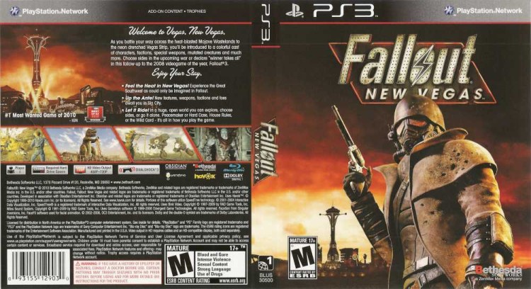 Fallout: New Vegas - PlayStation 3 | VideoGameX