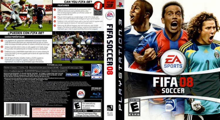 FIFA Soccer 08 - PlayStation 3 | VideoGameX